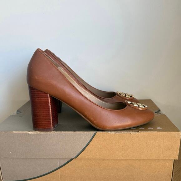 Tory Burch ‘Royal Tan’ Women Benton Heels - SZ 8 - Picture 5 of 15